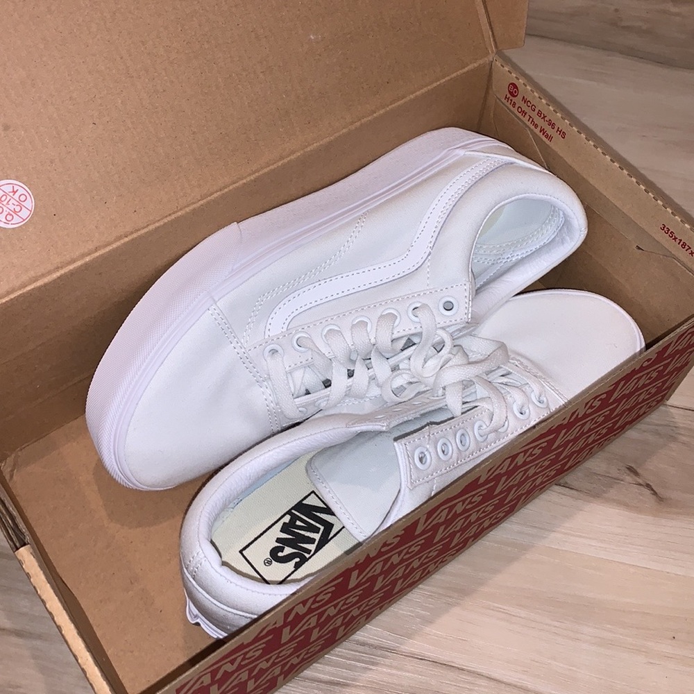 Old School Platform Vans